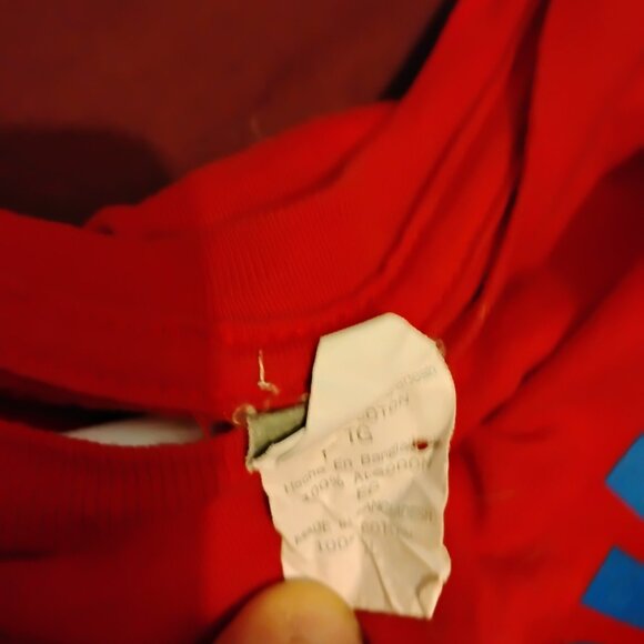 Men's Red Vintage XL Crawfish Boil 1997 Graphic T-Shirt - Picture 3 of 6